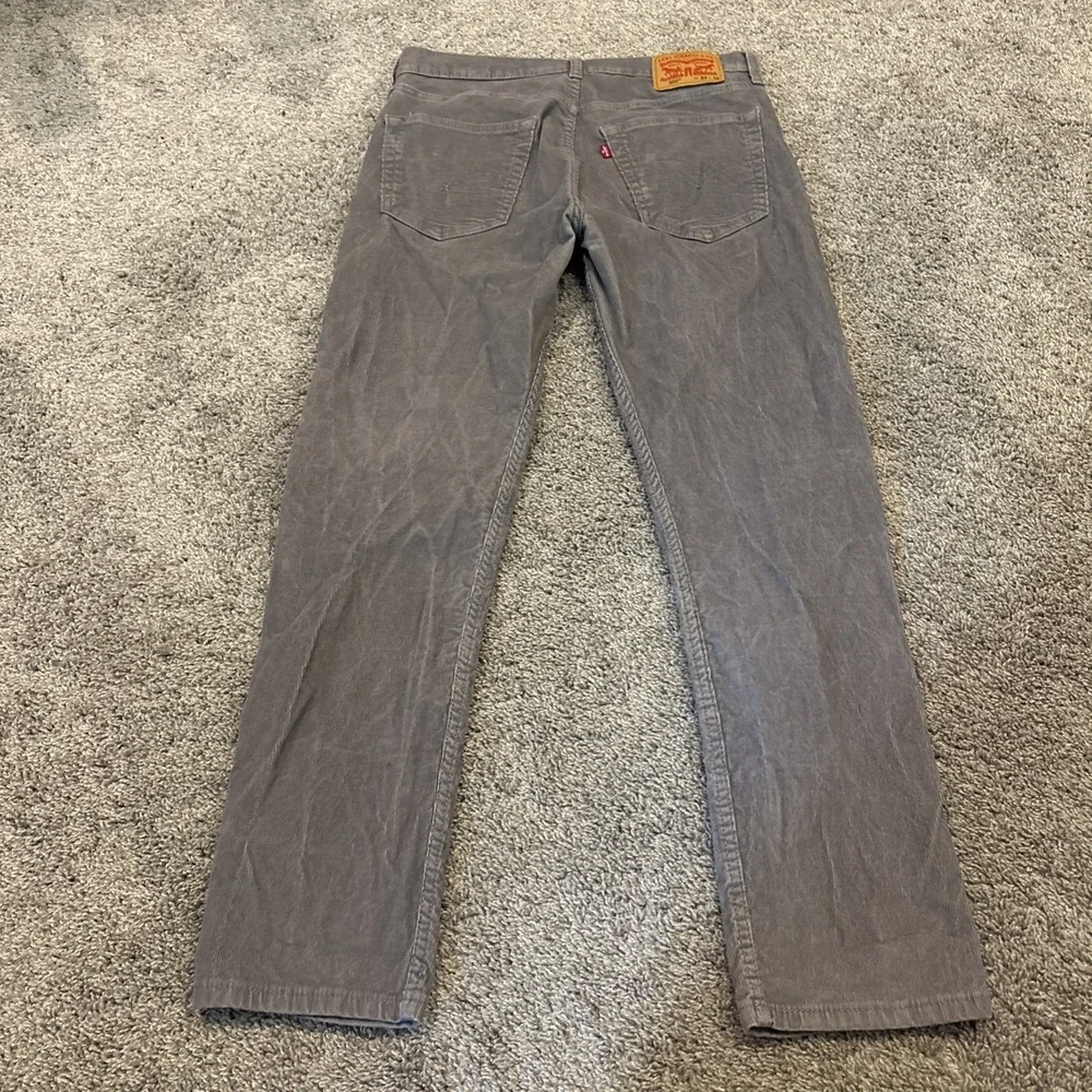 Levis 502 Corduroy Pants Mens 33x32 Stretch Straight Cowboy Western Farm